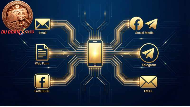 Đa dạng các kênh kết nối từ Email, Form đến Mạng xã hội giúp bạn dễ dàng liên lạc.