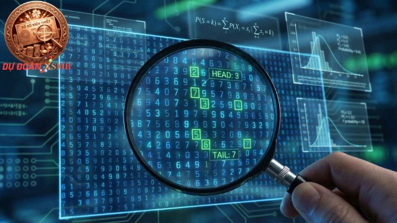 Phân tích tần suất chạm đầu đuôi để tìm ra con số may mắn nhất trong ngày.